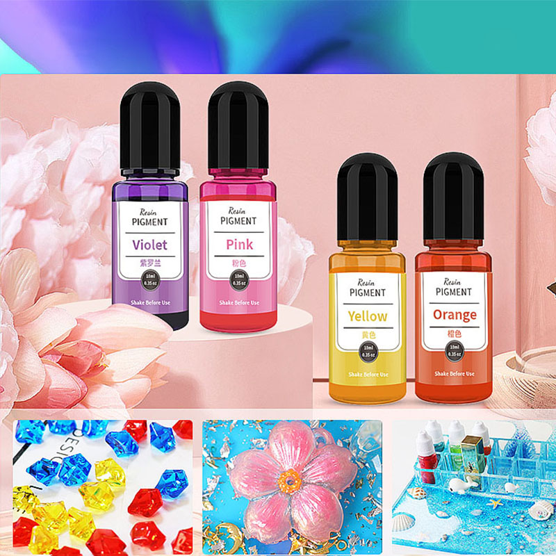 24/30 สีชุด 10ml อีพ็อกซี่เรซิ - Resin Dye Alcohol บทวิจารณ์และราคา