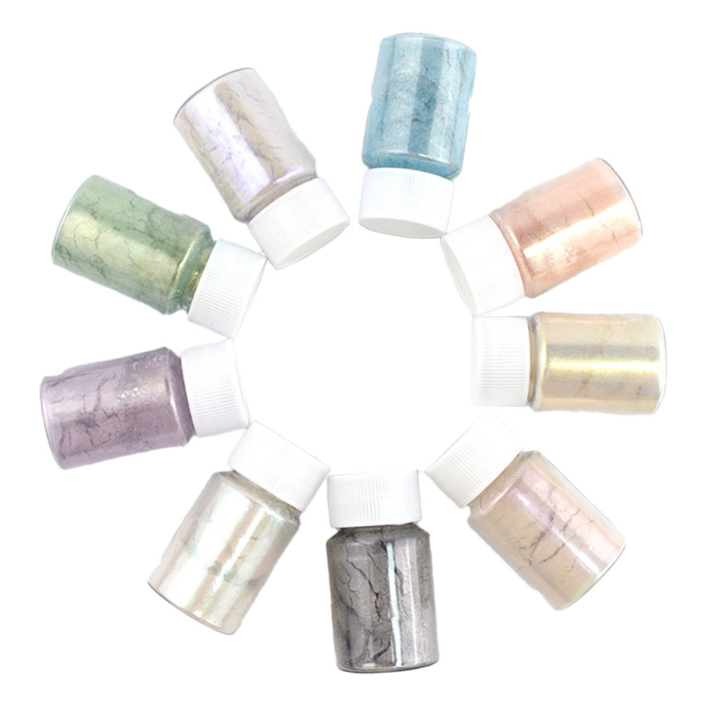 ชุดผงสีไมก้าคุณภาพสูง 9 ชิ้น ป - Resin Pigment Set บทวิจารณ์และราคา