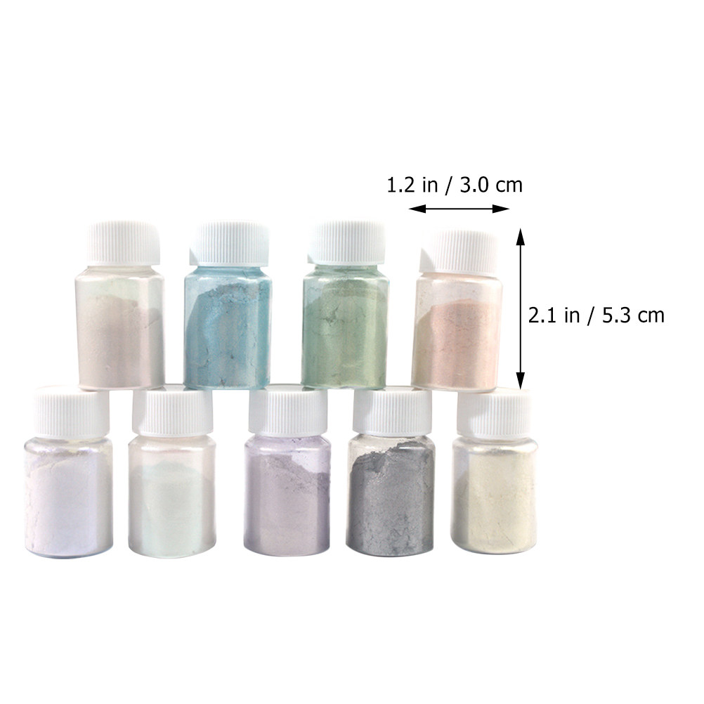 ชุดผงสีไมก้าคุณภาพสูง 9 ชิ้น ป - Resin Pigment Set บทวิจารณ์และราคา