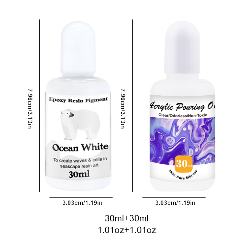 ชุดน้ำมันอะคริลิกผสมเรซินอีพ็อ - Resin Pigment Set บทวิจารณ์และราคา