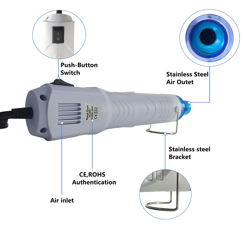 220V ปืนความร้อน HOT AIR GUN ไ - Heat Gun Small บทวิจารณ์และราคา