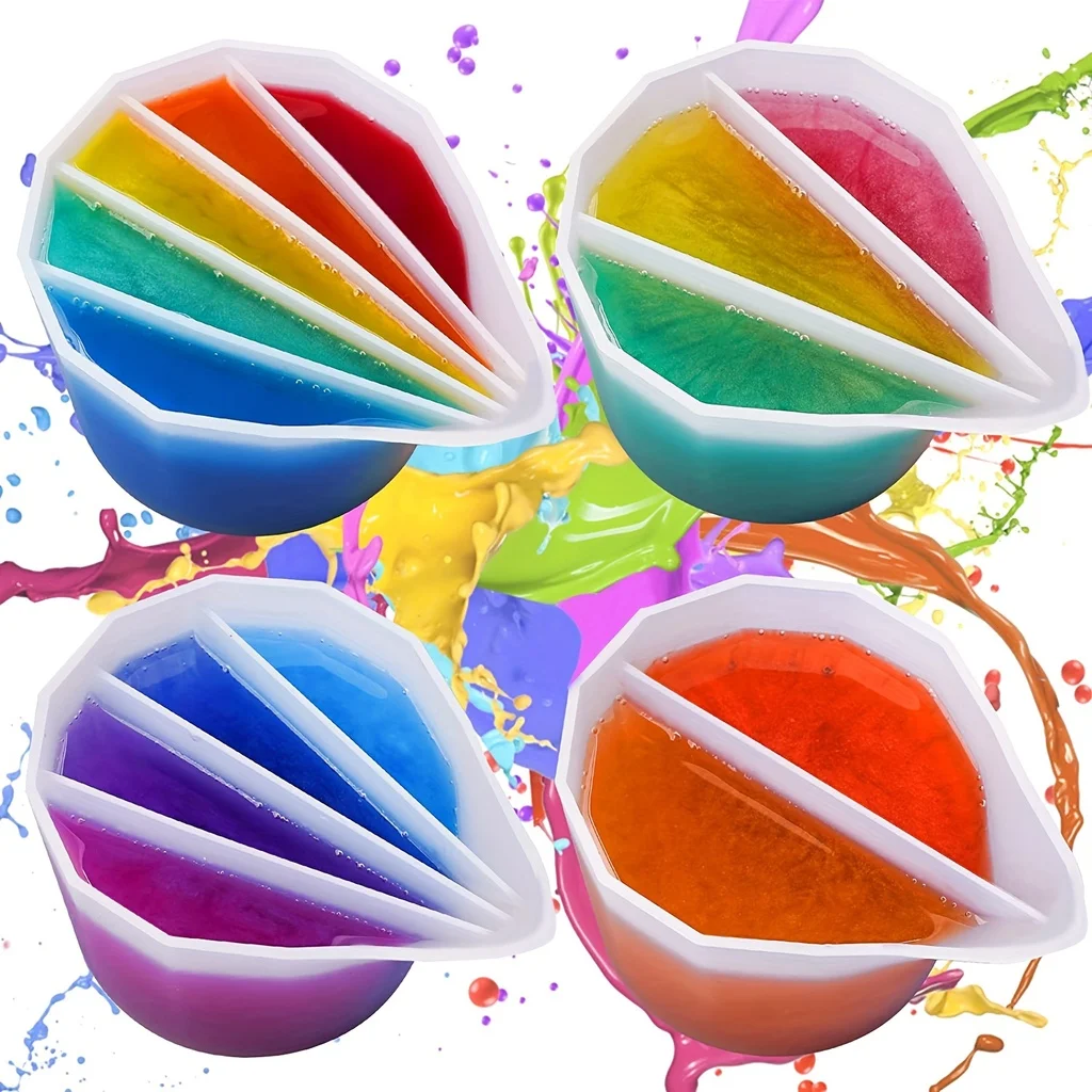 สีผสมแยกถ้วยสําหรับเทสี DIY Ha - Mixing Cup Silicone บทวิจารณ์และราคา