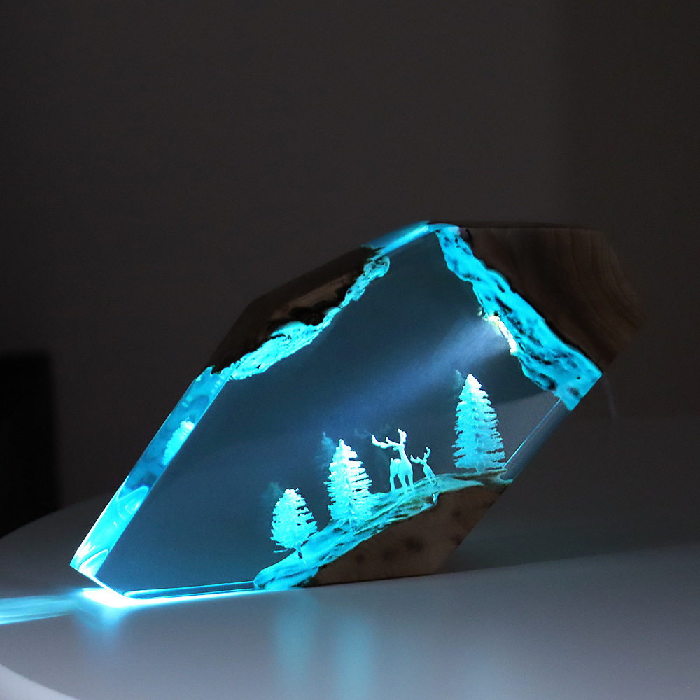 งานศิลปะตั้งโต๊ะรูปกวางนางฟ้าใ - Crafting Resin บทวิจารณ์และราคา