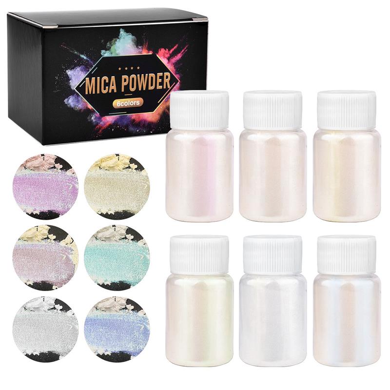 6 Pcs-Set อีพ็อกซี่เรซิ่น Dye  - Resin Pigment Set บทวิจารณ์และราคา