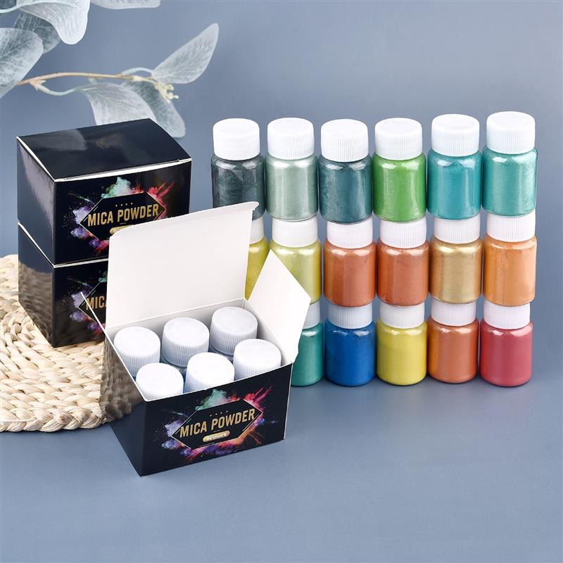 6 Pcs-Set อีพ็อกซี่เรซิ่น Dye  - Resin Pigment Set บทวิจารณ์และราคา