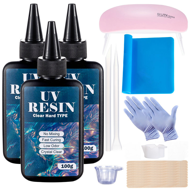 100g/250g Clear UV เรซิ่น Hard - Epoxy Uv Resin Kit บทวิจารณ์และราคา