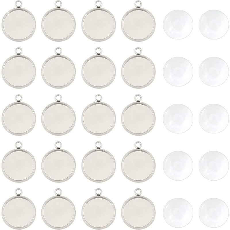 50 ชุดจี้เครื่องประดับ Cabocho - Bezels Set Pendant บทวิจารณ์และราคา