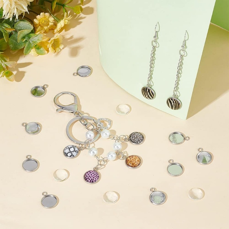50 ชุดจี้เครื่องประดับ Cabocho - Bezels Set Pendant บทวิจารณ์และราคา