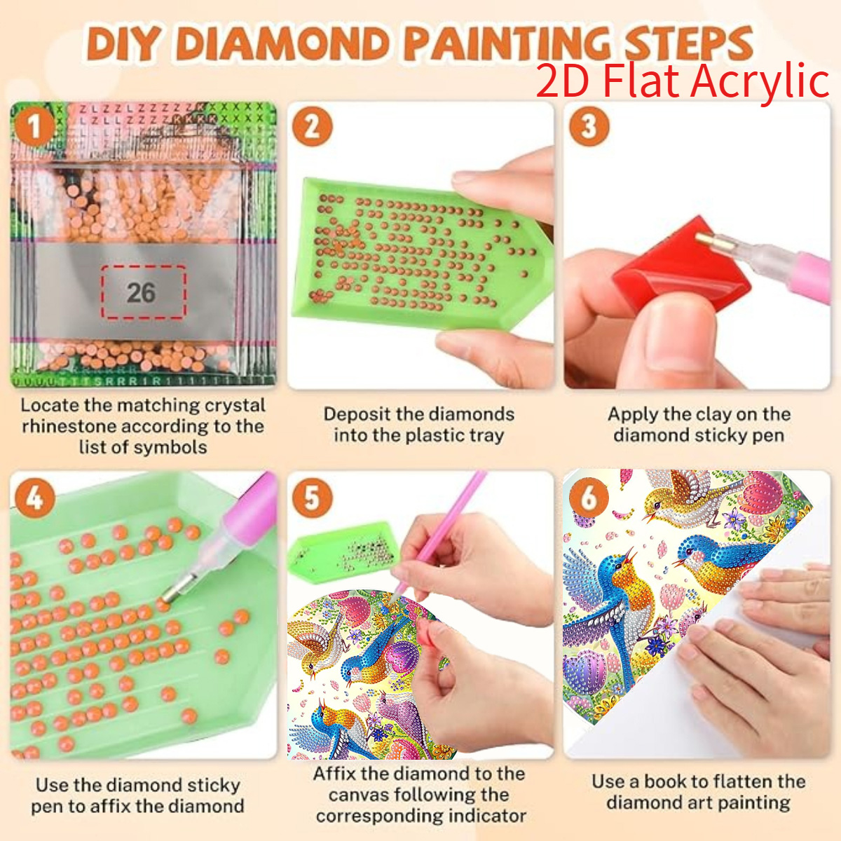 อะคริลิกแบบแบน 2 มิติ, ชุดภาพว - Resin Craft For Beginners บทวิจารณ์และราคา