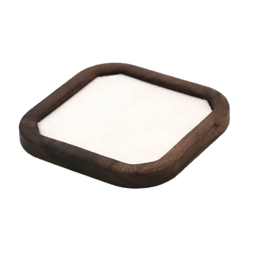 ถาดไม้ทรงเรขาคณิตเรียบง่าย ถาด - Wood Ring Blank บทวิจารณ์และราคา